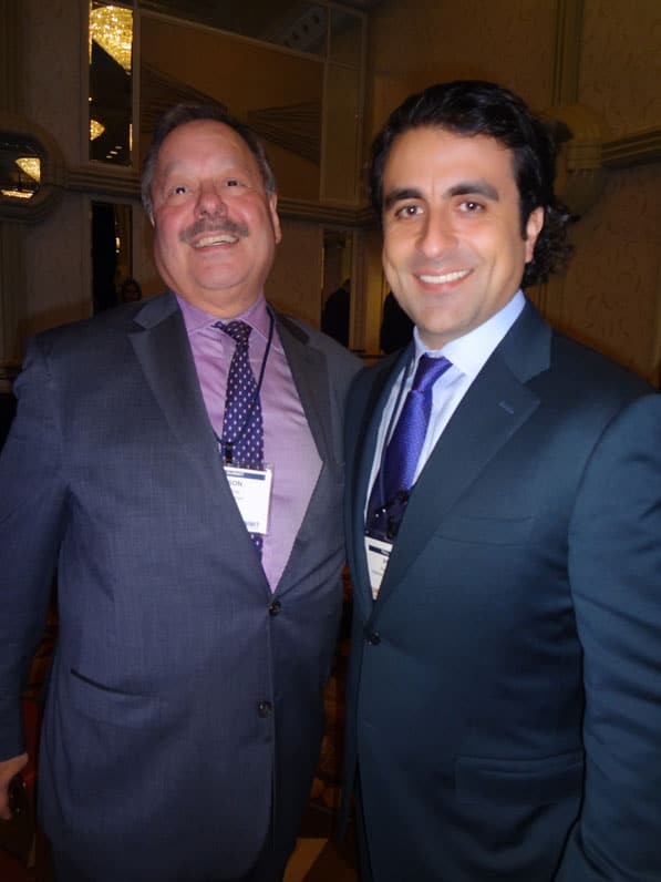 The Honorable Nelson Diaz with our jefe Pedro Guerrero.