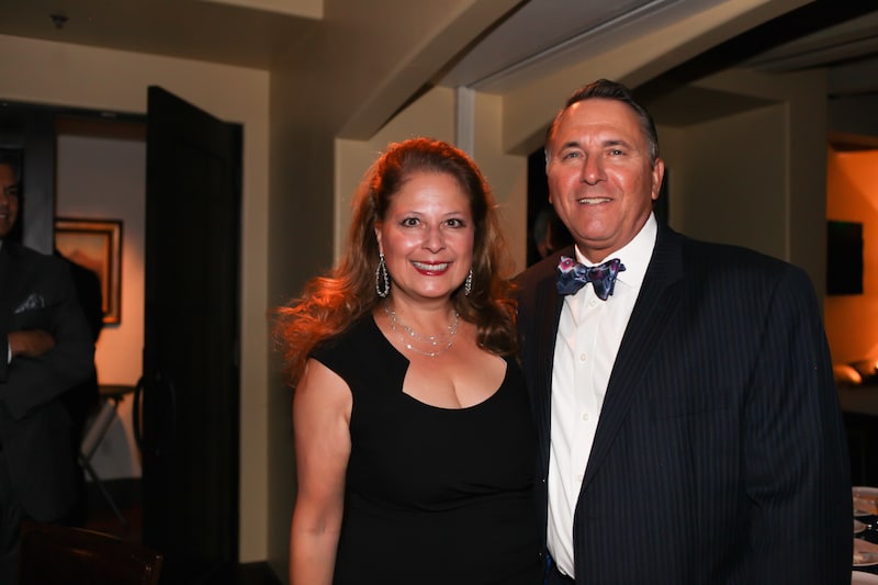 Clarissa Cerda, Chief Legal Strategist, LifeLock with husband Leslie Klein.