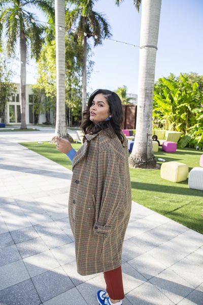 Following Karli Henriquez In Miami