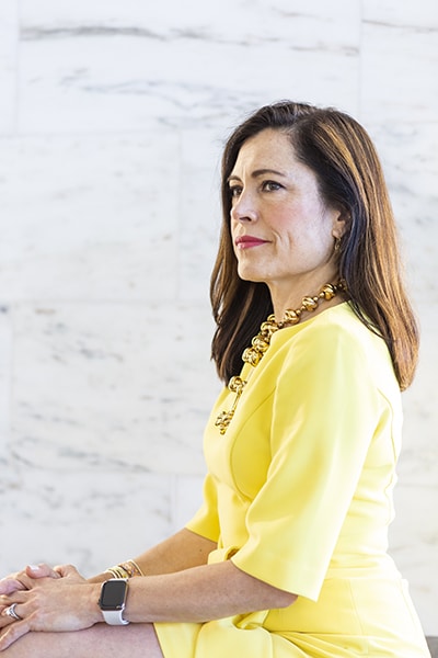 Christine Montenegro McGrath, Mondelēz International, side profile, vertical image