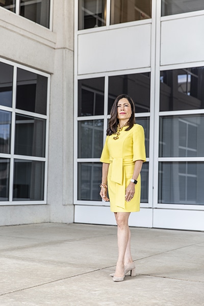 Christine Montenegro McGrath, Mondelēz International, standing, vertical image