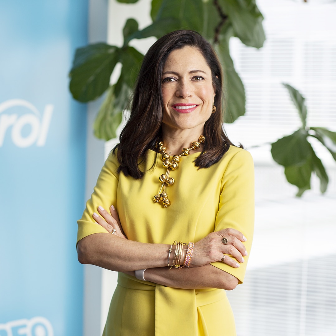 Christine Montenegro McGrath, Mondelēz International, standing arms crossed, thumbnail image