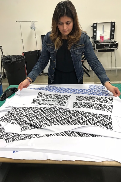 Natalie Arribeno, Nubia Natalie, portrait fabric