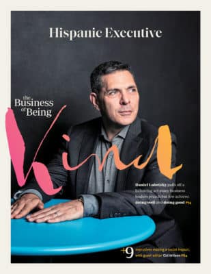 Hispanic Executive Cover_Q1 2020 issue_Daniel Lubetzky KIND