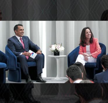 Pedro A. Guerrero and Priscilla Almodovar, CEO of Fannie Mae