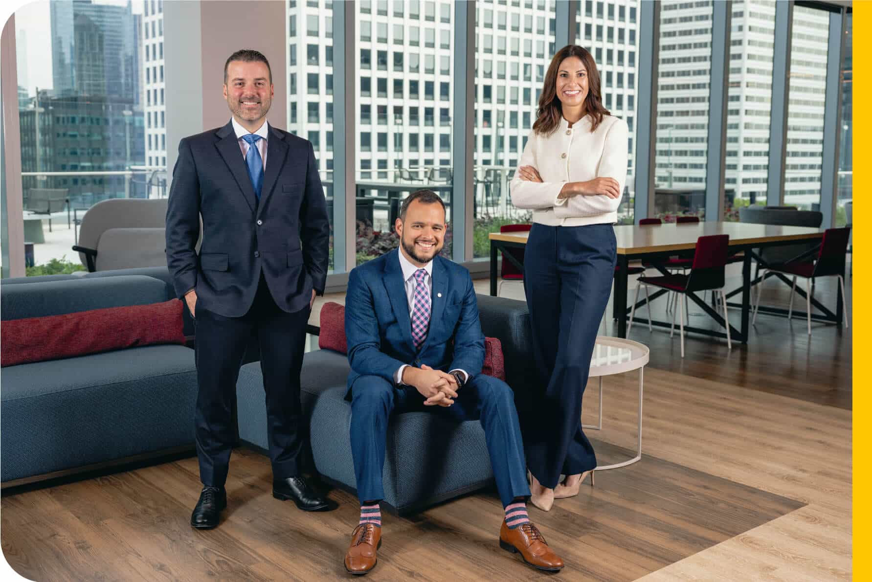 Michael Miranda, Edward Suarez, Catherine Blaesing BMO Financial