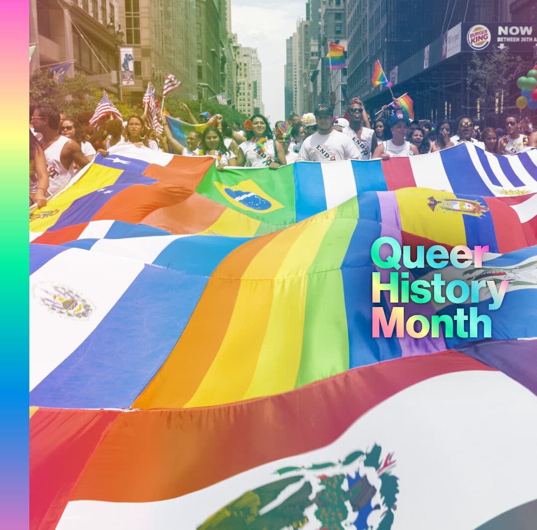 Milestones in queer Latino history flag image