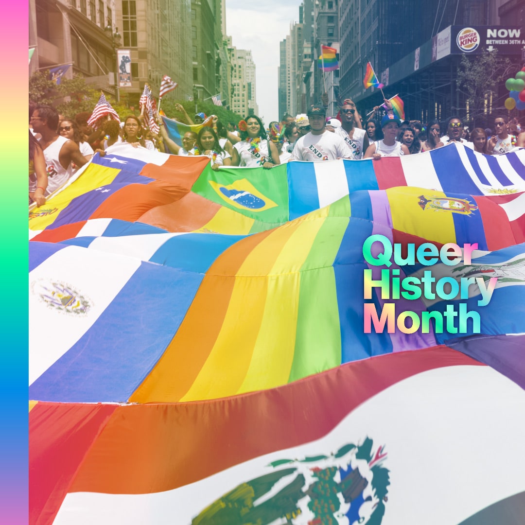 Milestones in queer Latino history flag image