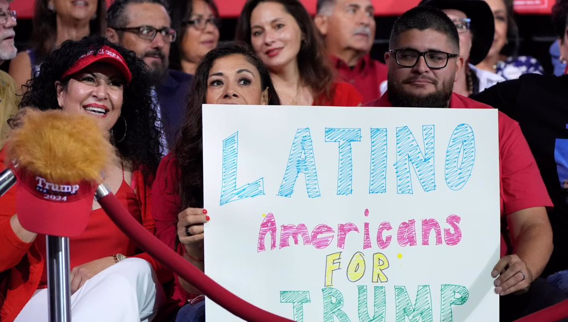 What Hispanic adults, men and young Americans think of Trump, according to an AP-NORC poll