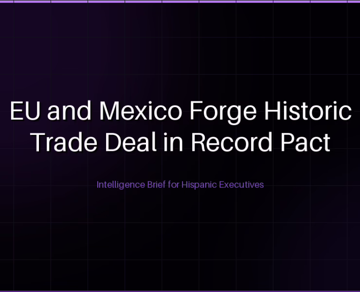 EU and Mexico Forge Historic Trade Deal in Record Pact